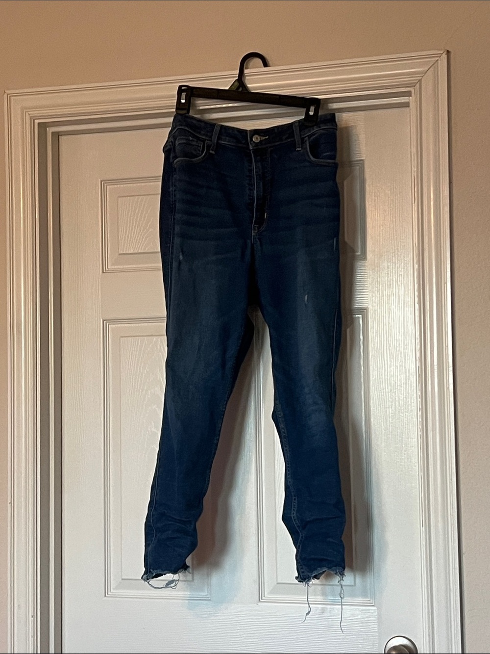 Dark Blue rockstar super skinny old navy